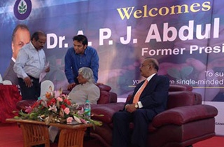 Dr.APJ Abdul Kalam visited Samilabs