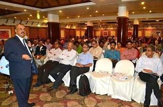 Dr. Muhammed Majeed, Founder and Managing Directior, Sami Labs Ltd. gave the lead talk in the Biotechnology Industries Conclave, held at Trivandrum