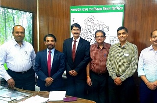 Sami Labs signs a Memorandum of Understanding with Madhya Pradesh Rajya Van Vikas Nigam (MP Forest Development Corporation), Bhopal on 12th March 2018.