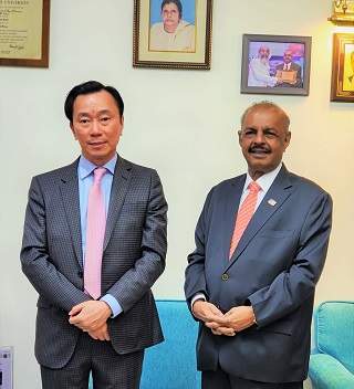 Honoured to have His Excellency Ambassador Mr. Pham Sanh Chau and 12 Senior and Key Diplomats of Embassy of Vietnam at our Research and Development Centre at Peenya, Bangalore.